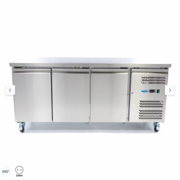  Καταψύκτης πάγκου - 180cm - 3 πόρτες